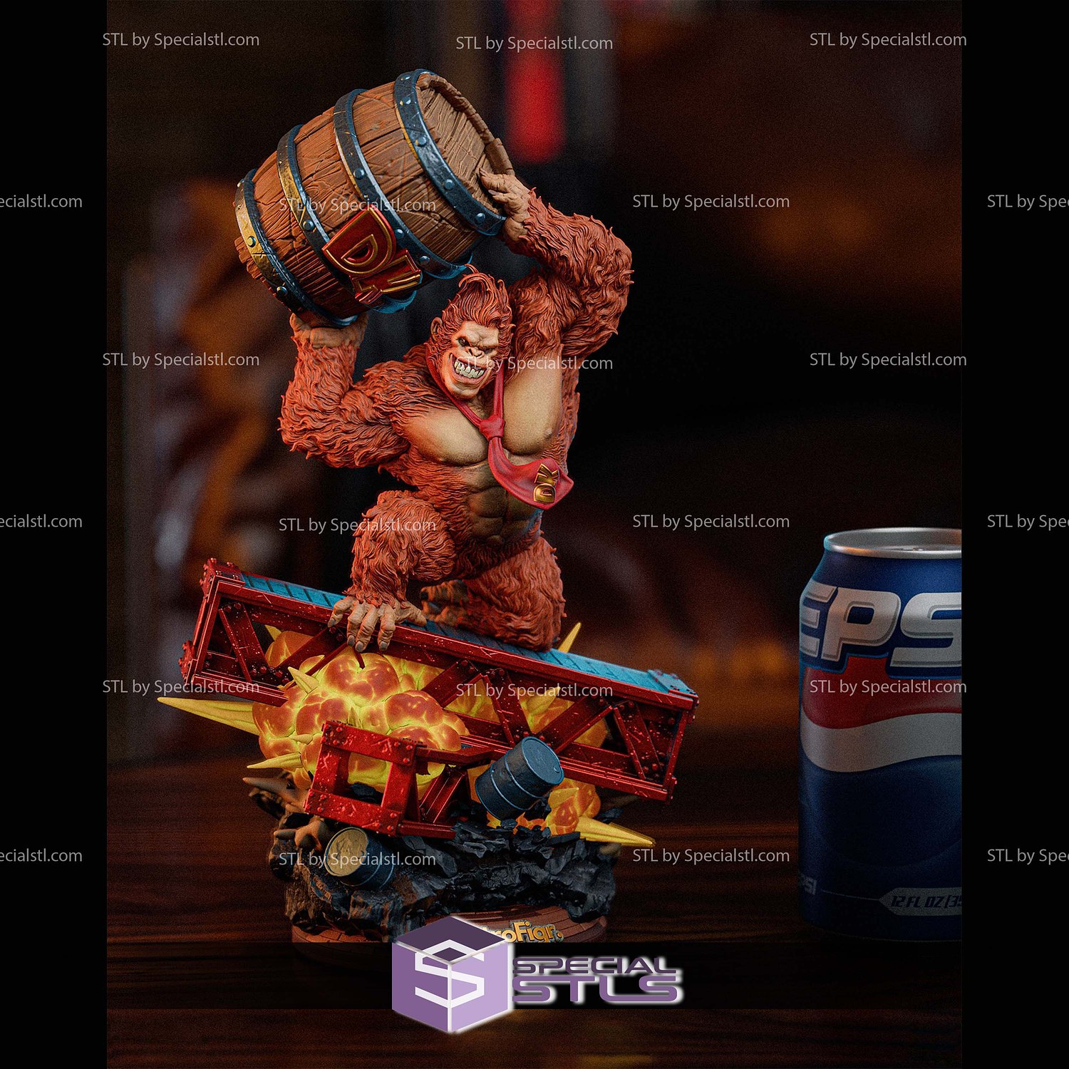 Donkey Kong Retro 3D Printer Files STL Model — view 6