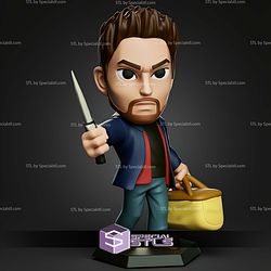 Chibi STL Collection Dean Winchester 3D Model