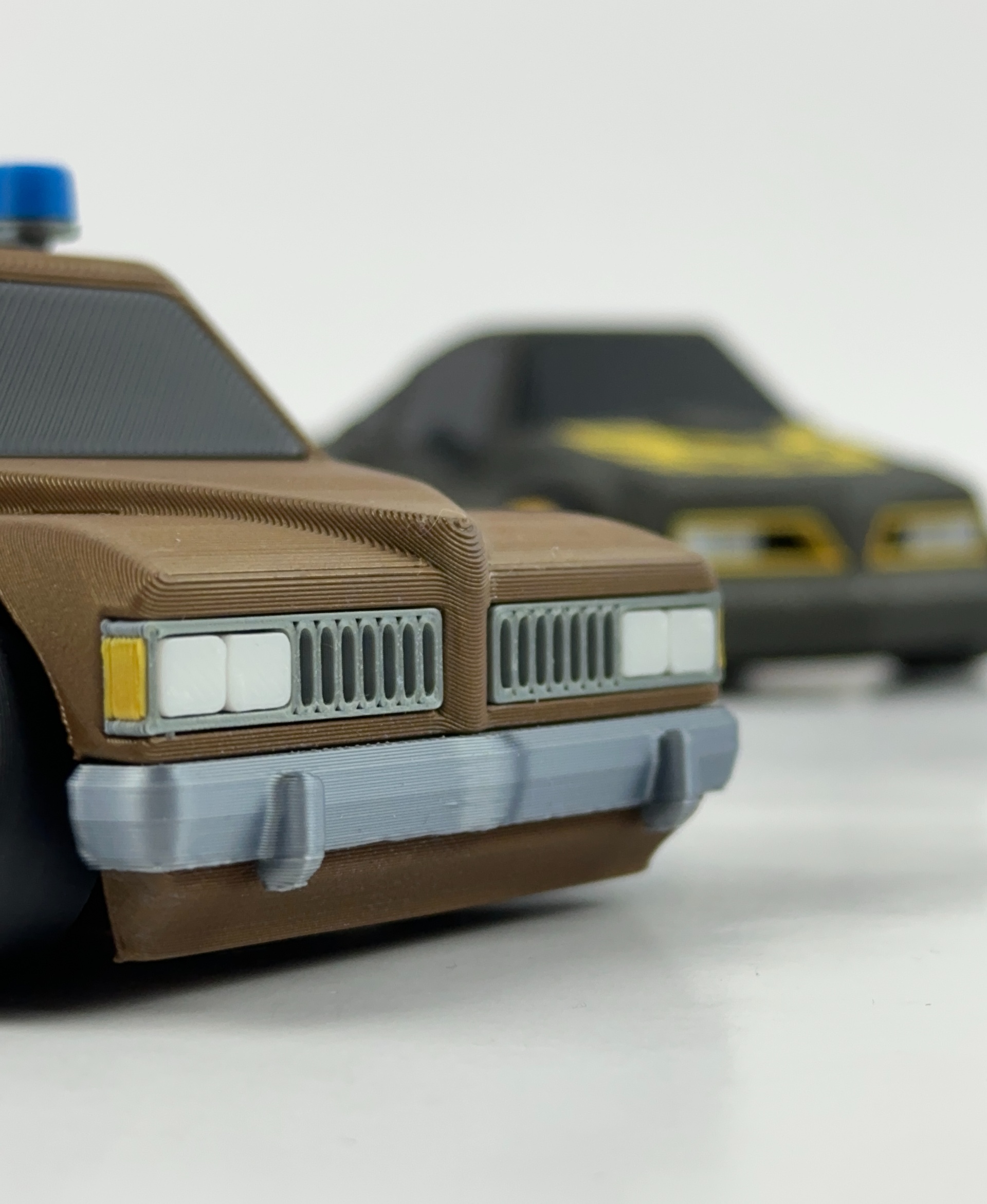 Tooned 1977 Pontiac LeMans(Smokey and the Bandit) 3D STL Model — view 3