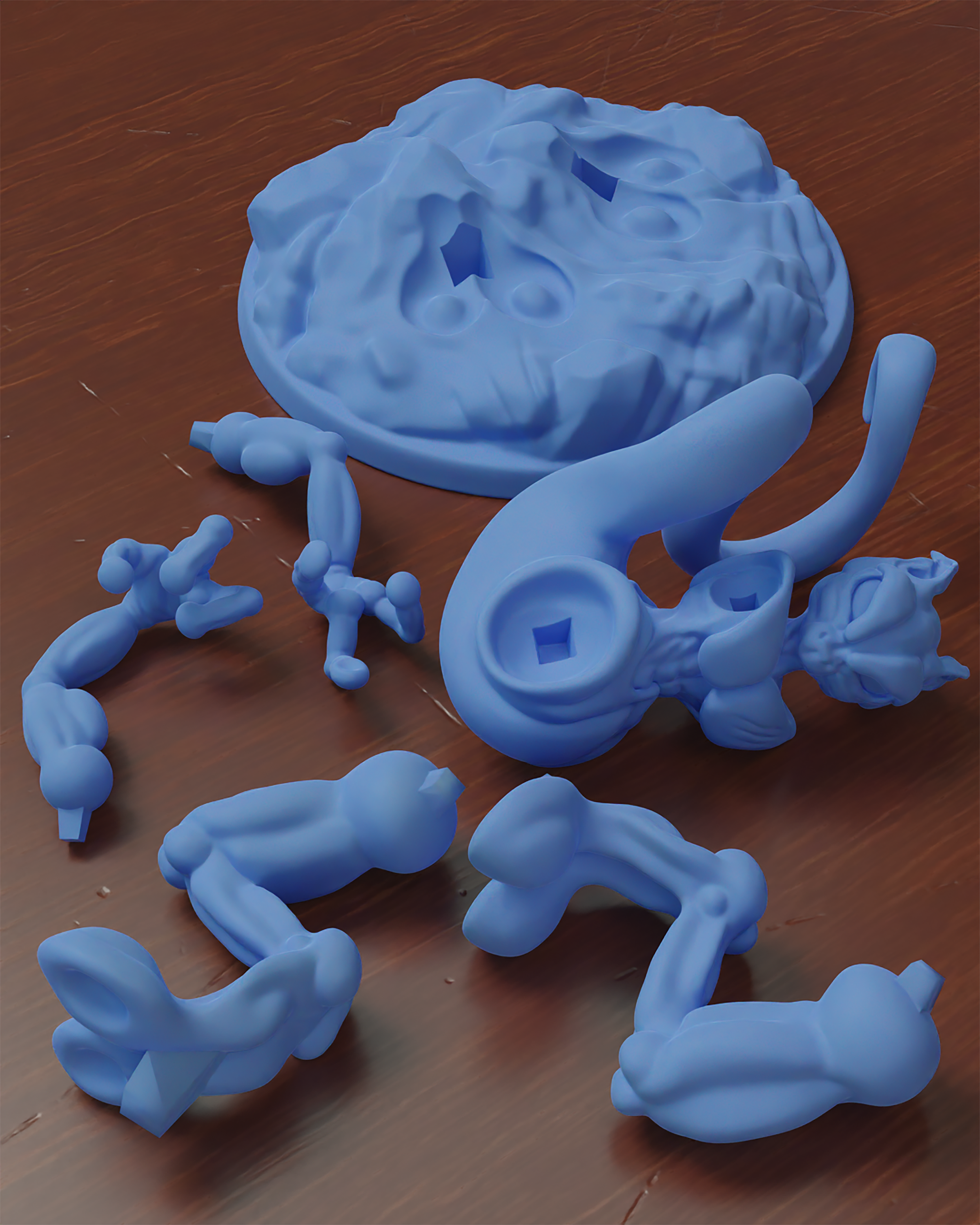 mewtwo pokemon STL 3D Model