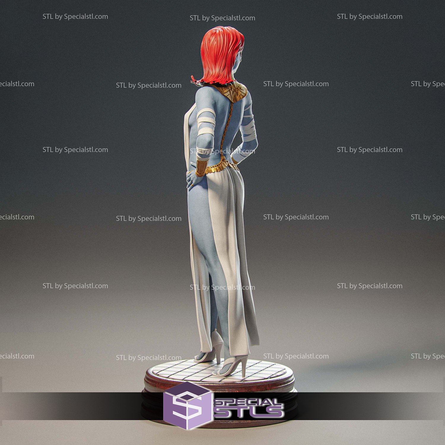 Mystique Hellfire Gala 3D Printer Files STL Model — view 3