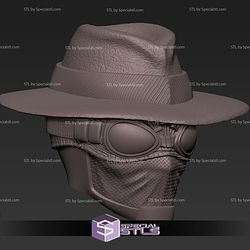 Custom Head STL Collection - Spider Noir 3D Model