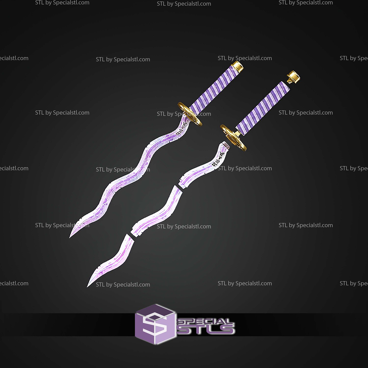 Cosplay STL Files Obanai Iguros Sword 3D Model — view 8