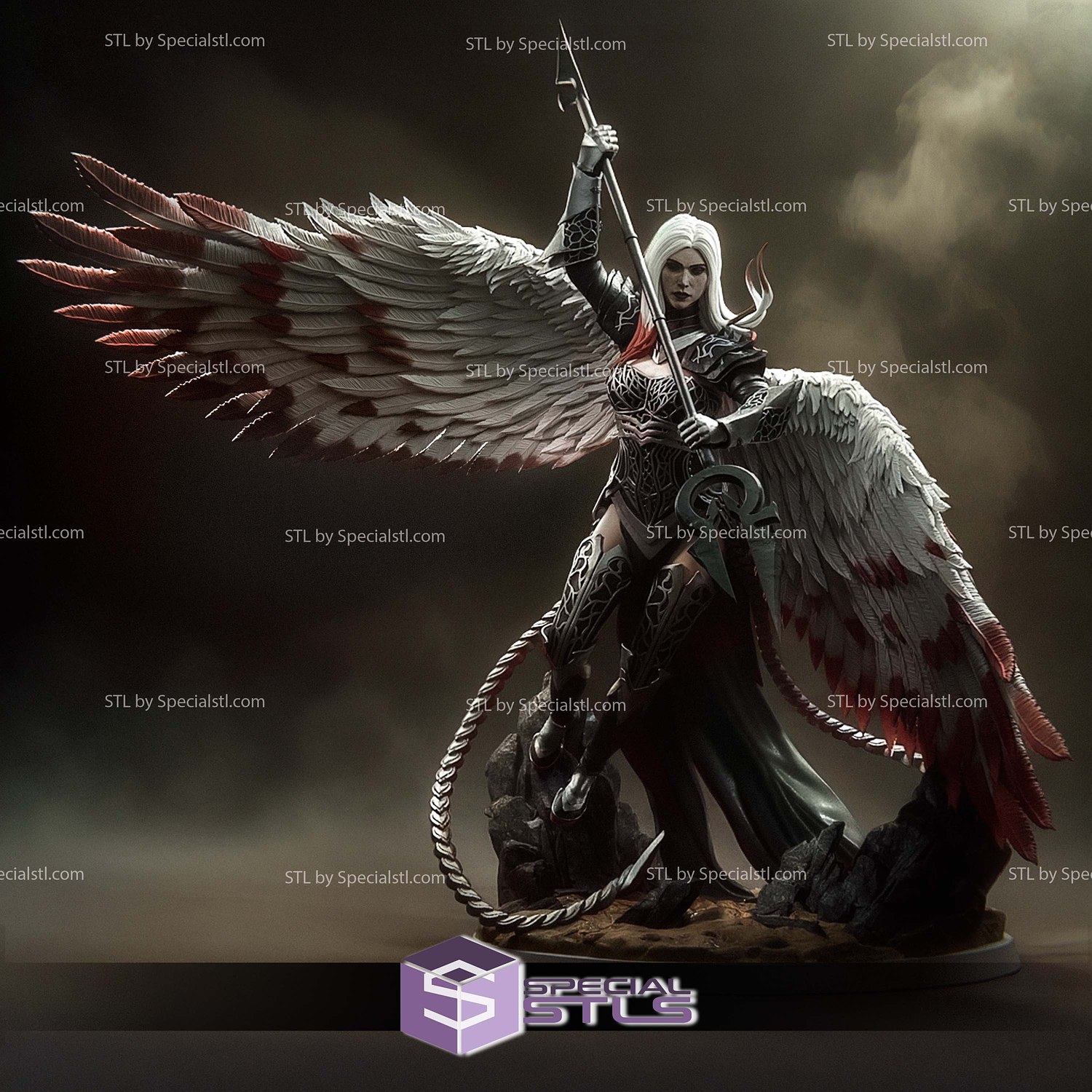 Celestial Purifier Avacyn Sculptures 3D Printing STL Model — view 3