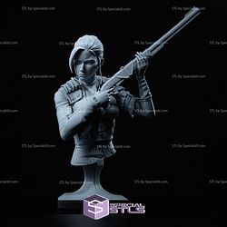 Caitlyn Kiramman Bust STL Printer Files 3D Model