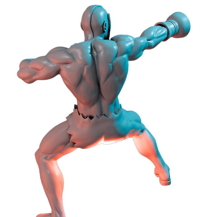 Frequency II - RPG Tabletop Figure 3D STL Model — view 2