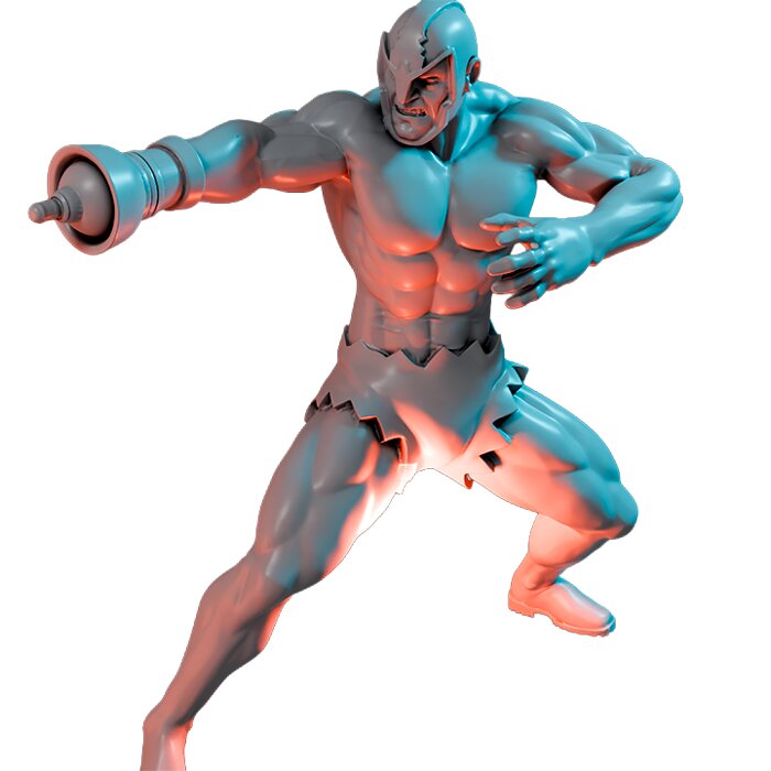 Frequency II - RPG Tabletop Figure 3D STL Model — view 3