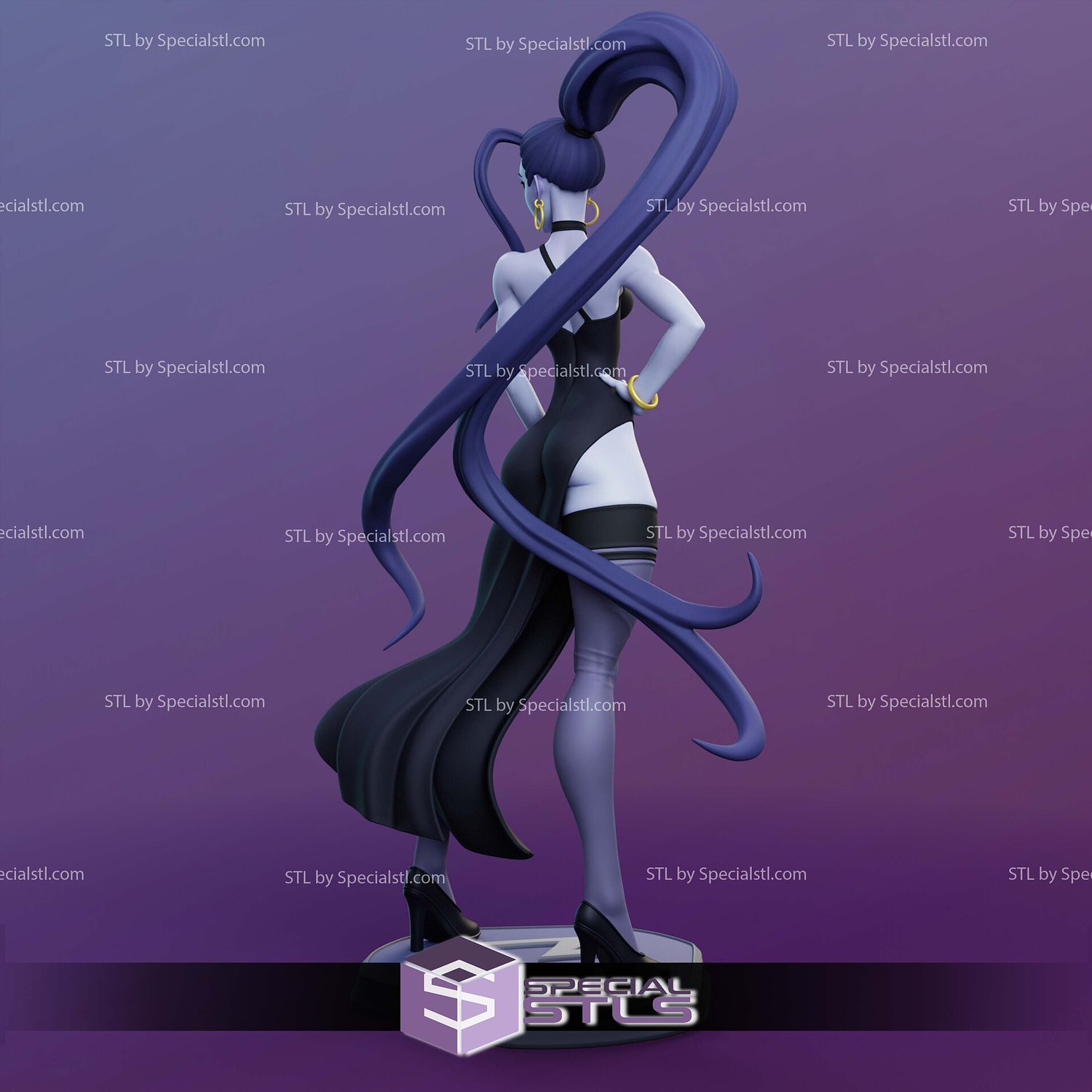 Amelie Lacroix Widowmaker STL Files 3D Model — view 5