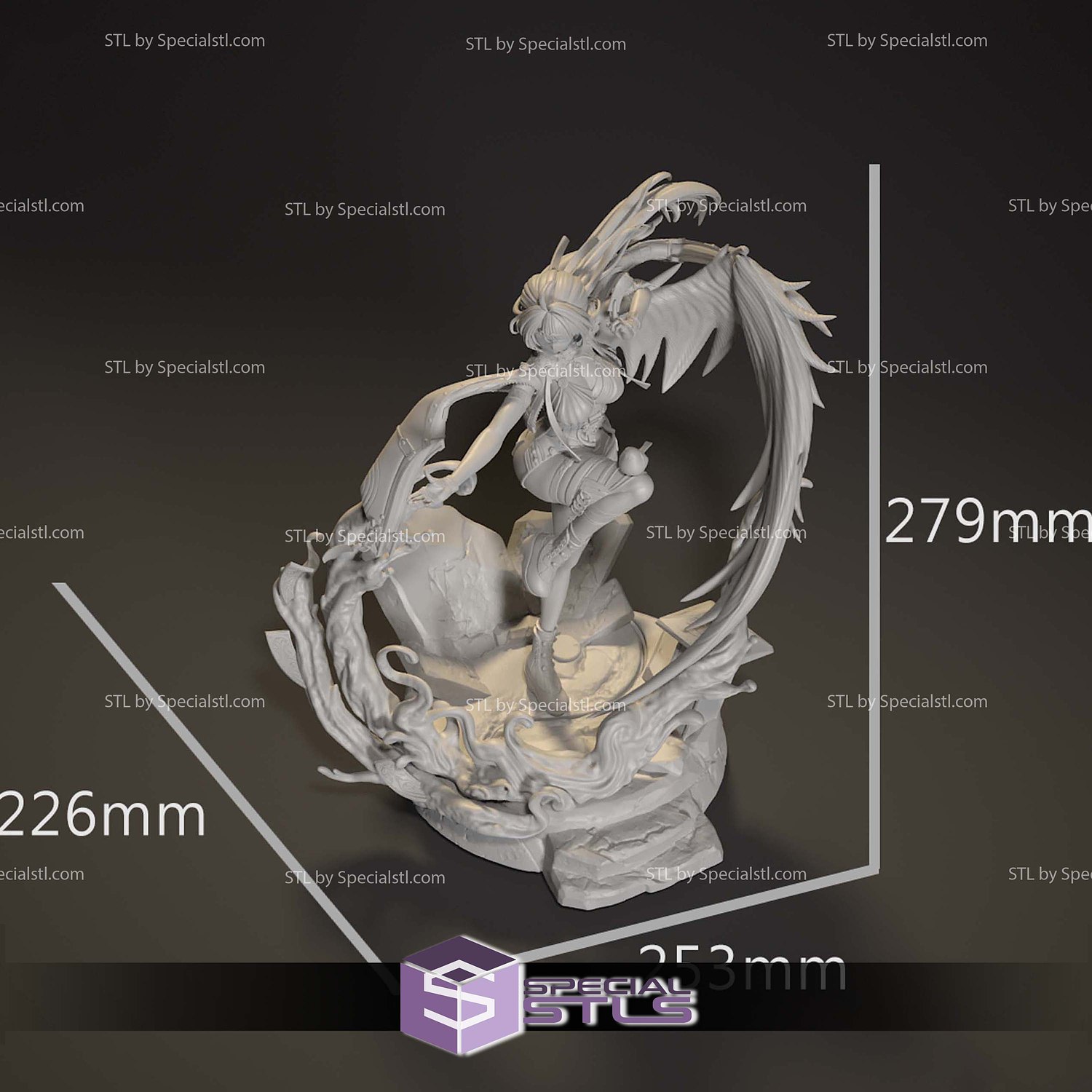 Yi xuan Zenless Zen Zero V2 STL Files 3D Model — view 3