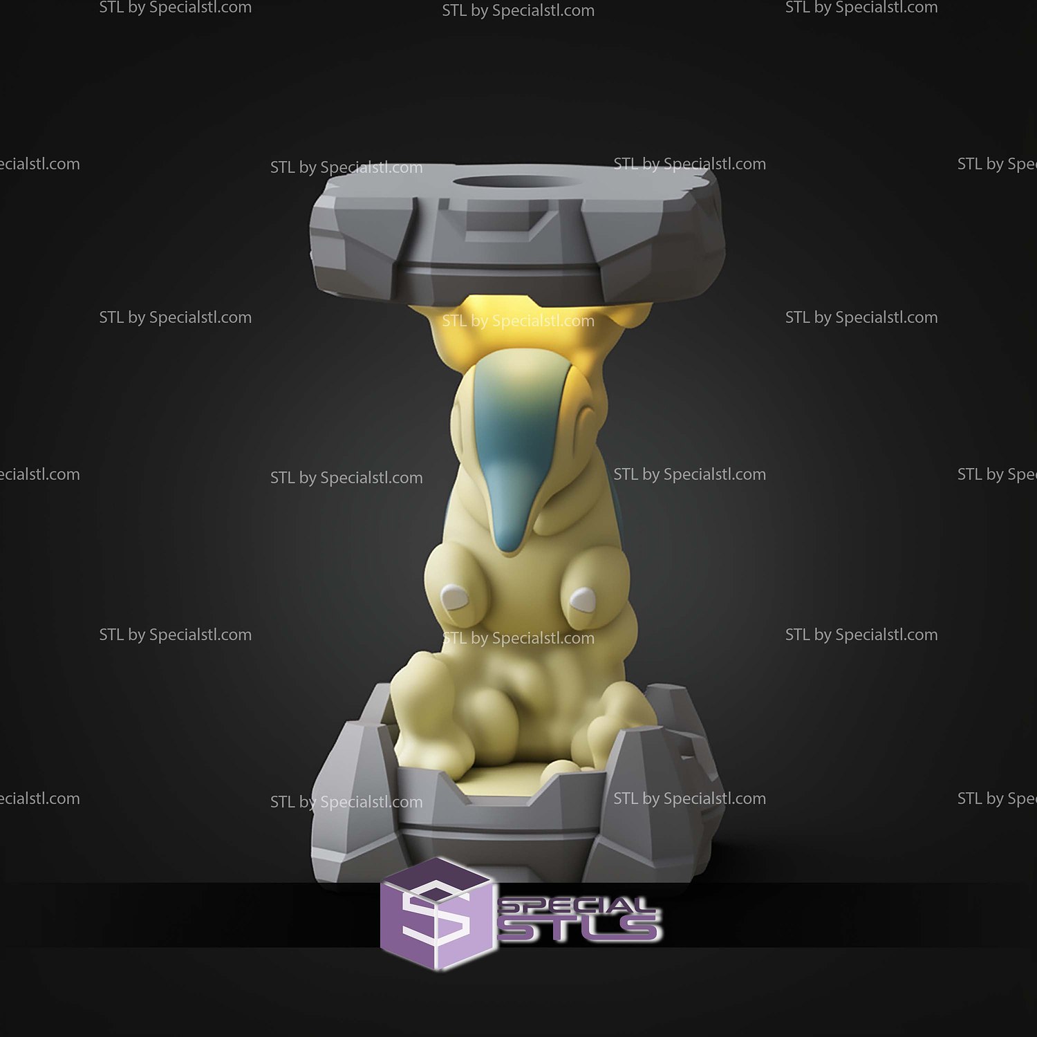 Pokemon Clone Lab Colletion Cyndaquil STL Files 3D Model — view 2