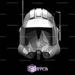 Cosplay STL Files Commander Cody Clone Wars Helmet 3D Model