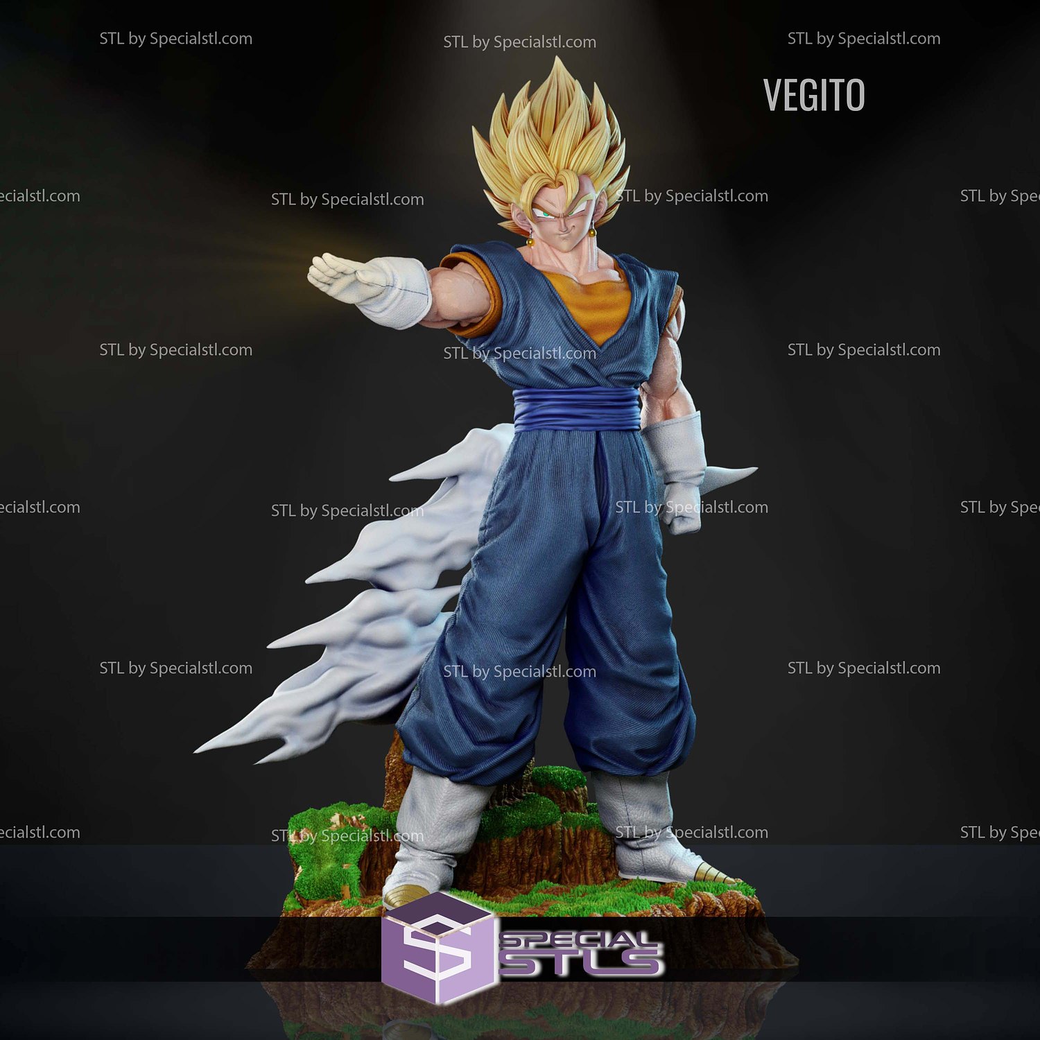 Vegito Various Version 3D Printing Models STL Model — view 2