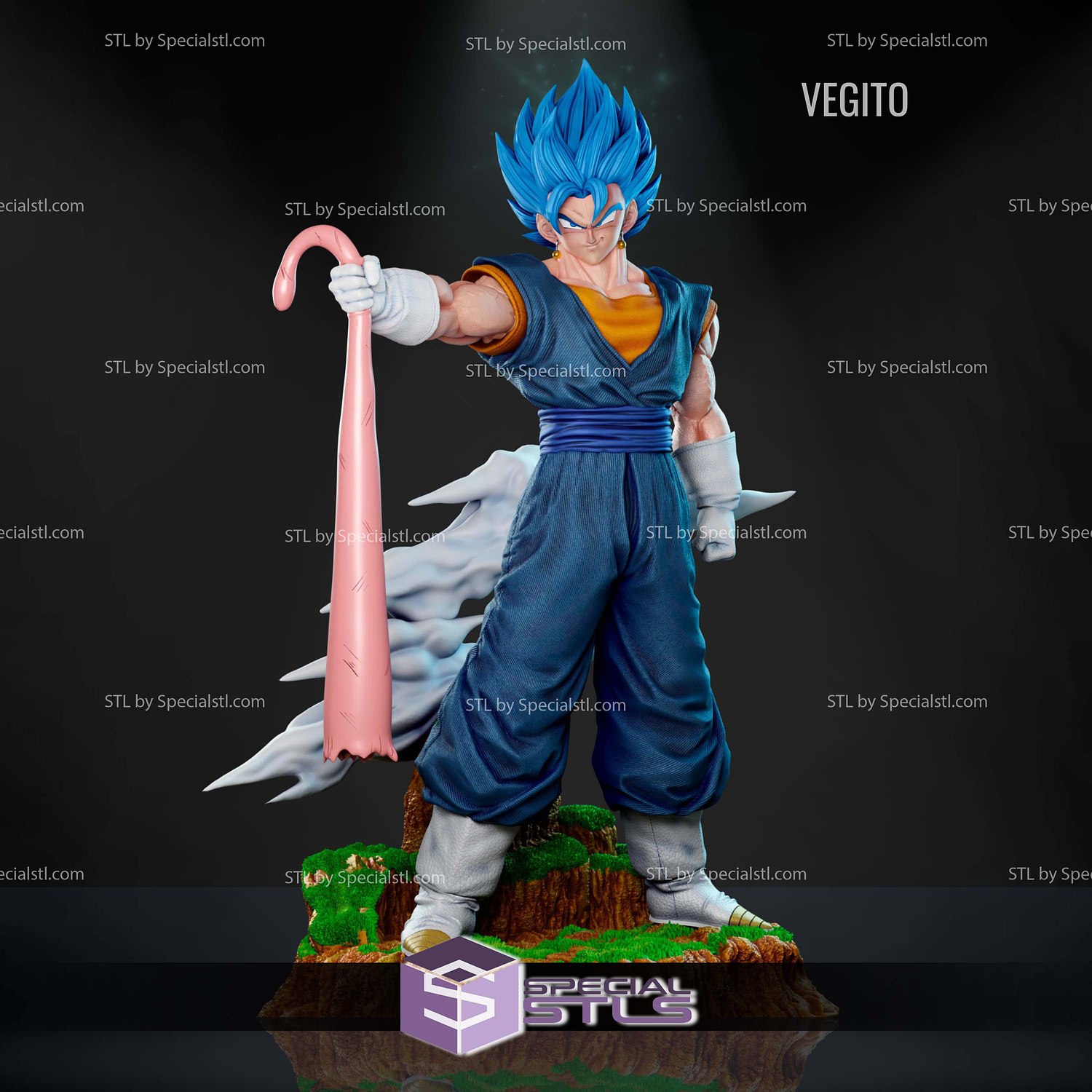 Vegito Various Version 3D Printing Models STL Model — view 3