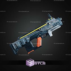 Cosplay STL Files MP 98 Knight SMG Helldivers 2 3D Model