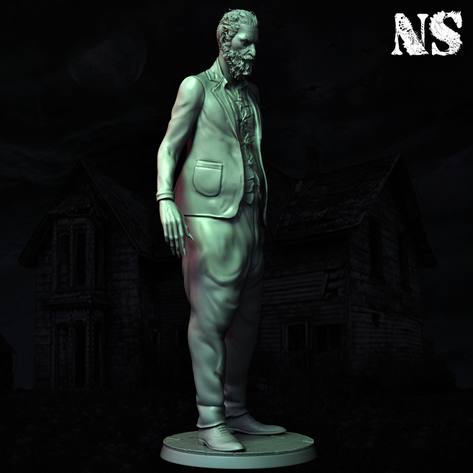 Wilbur Whateley x3 Variants 3D STL Model — view 4