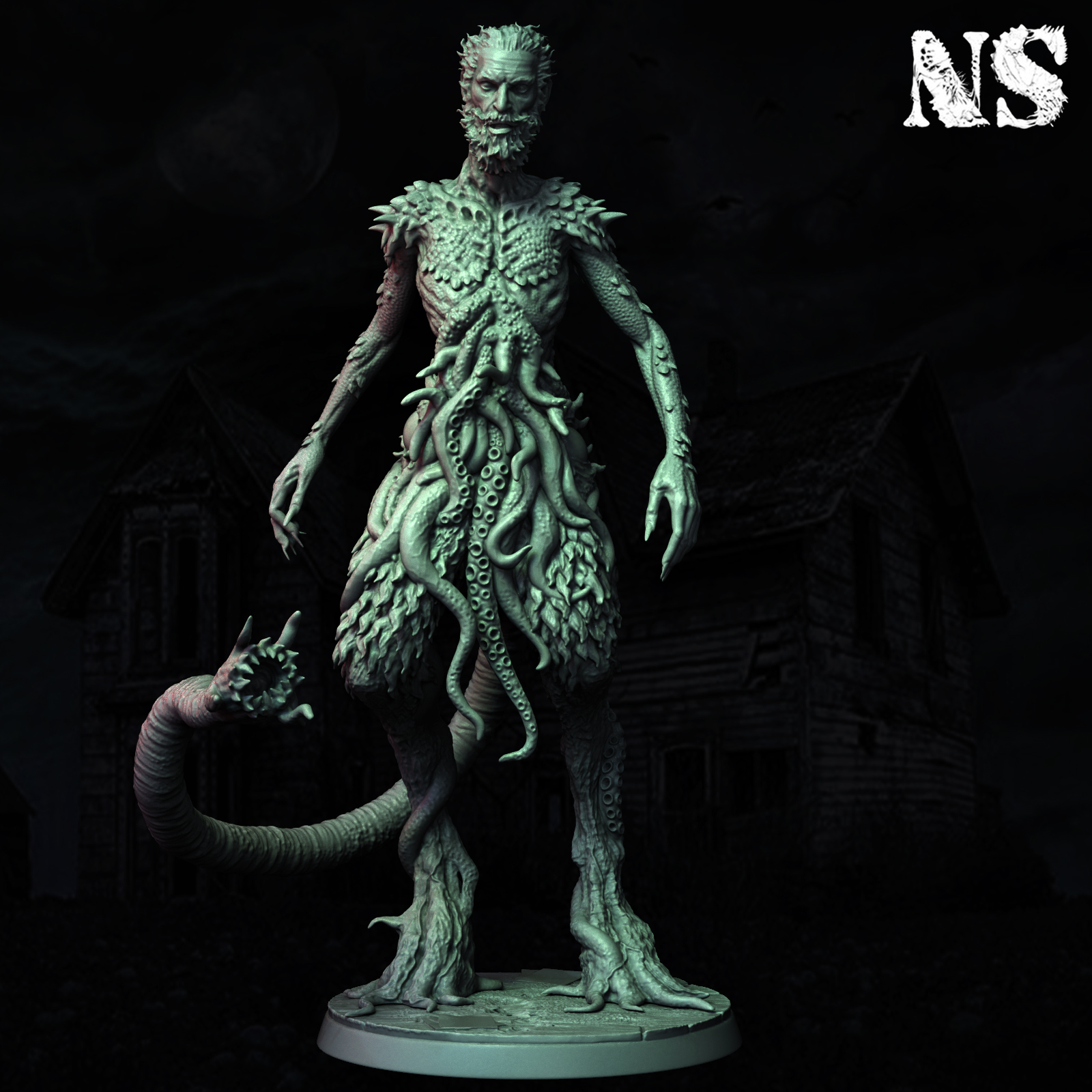 Wilbur Whateley x3 Variants 3D STL Model — view 5