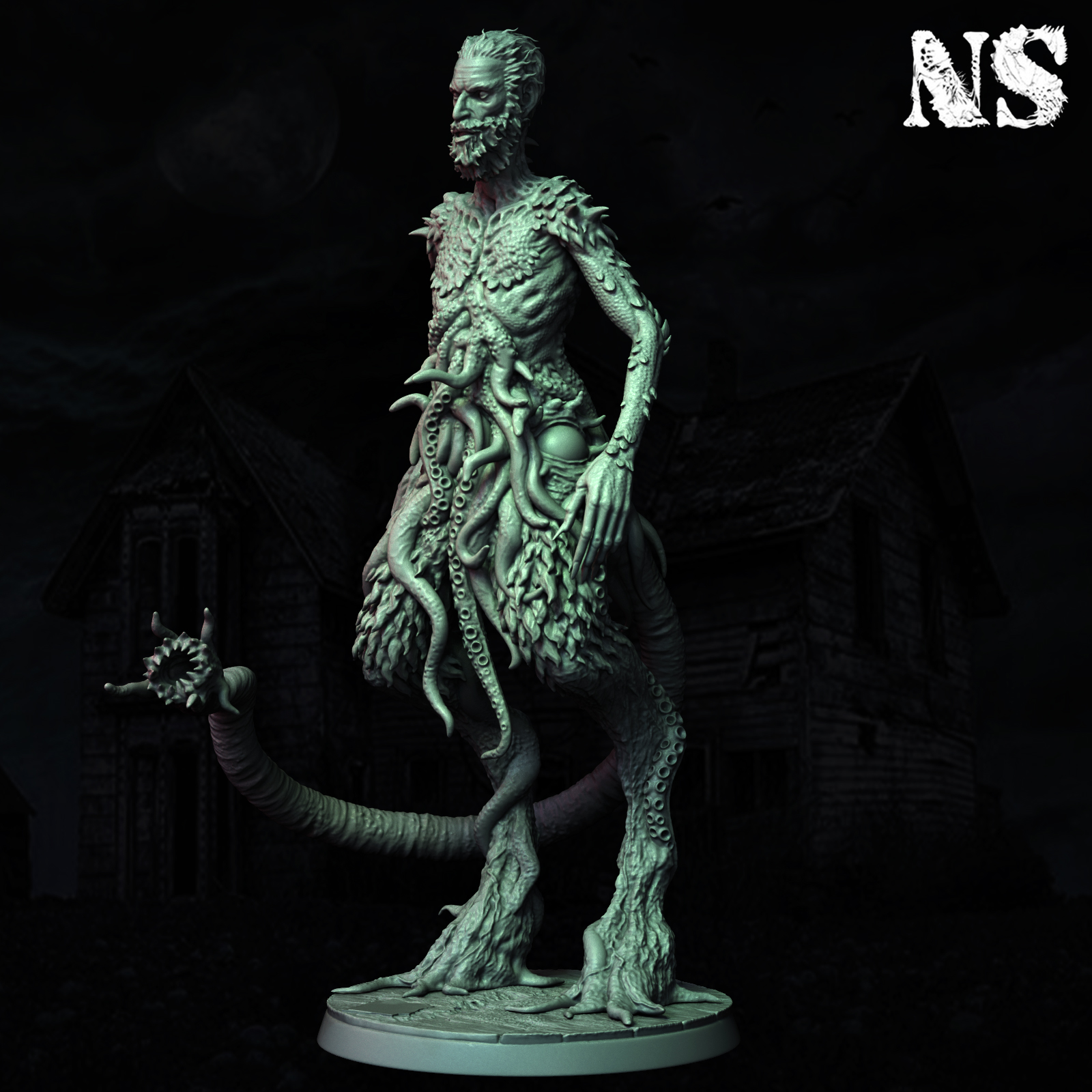 Wilbur Whateley x3 Variants 3D STL Model — view 6
