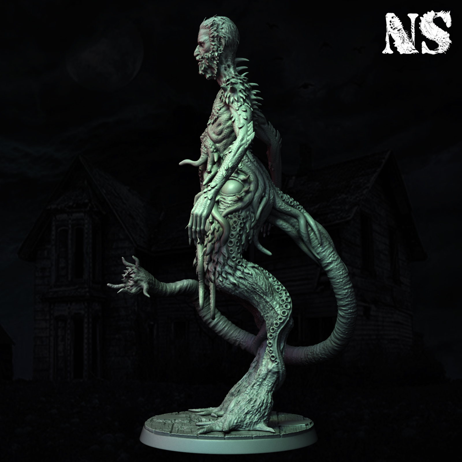 Wilbur Whateley x3 Variants 3D STL Model — view 7
