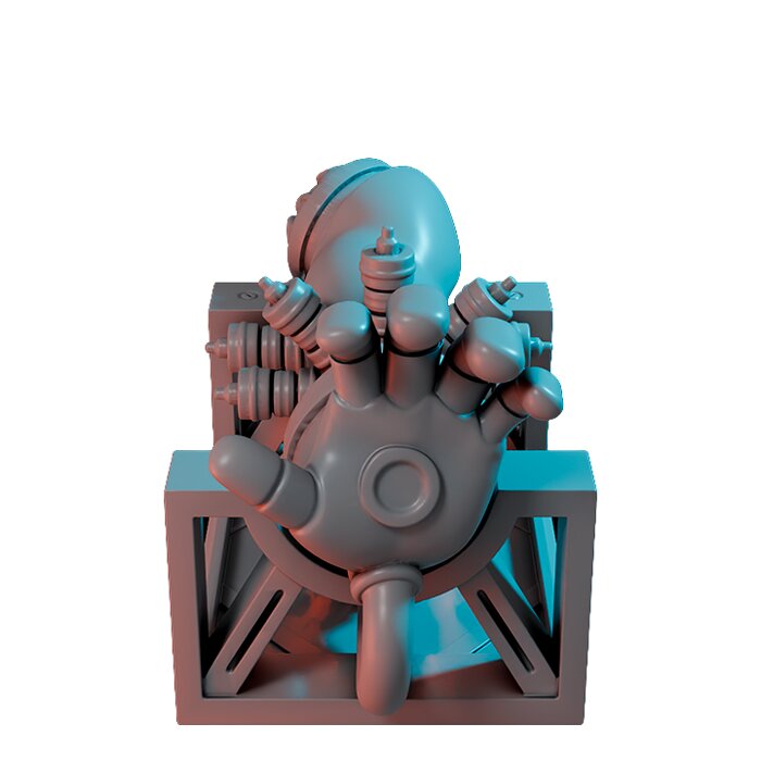 Armblaster Tabletop Terrain VII - Tabletop RPG Miniature 3D STL Model — view 3