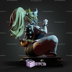 Bowsette Basketball STL Files 3D Model