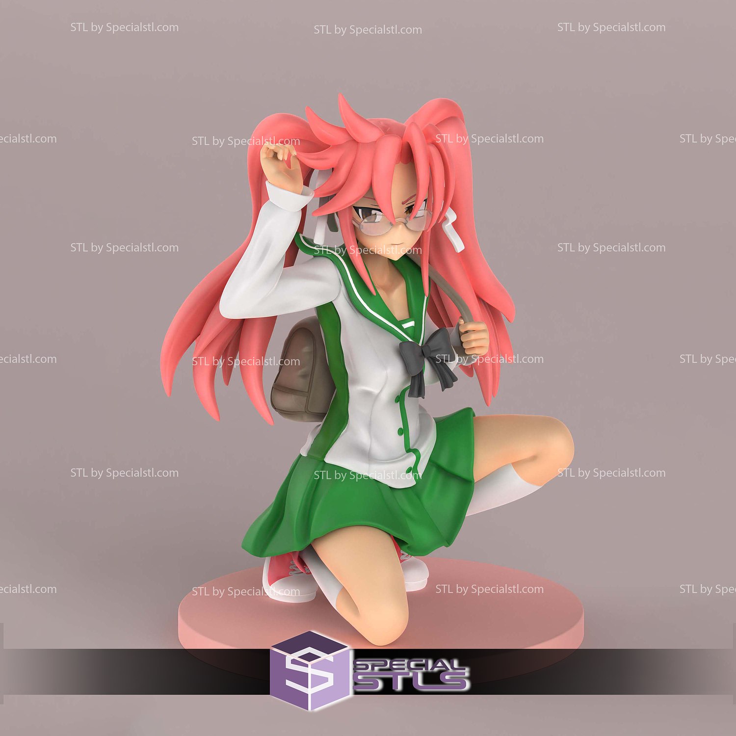 Saya Takagi High School of Dead 3D Printer Files STL Model — view 2