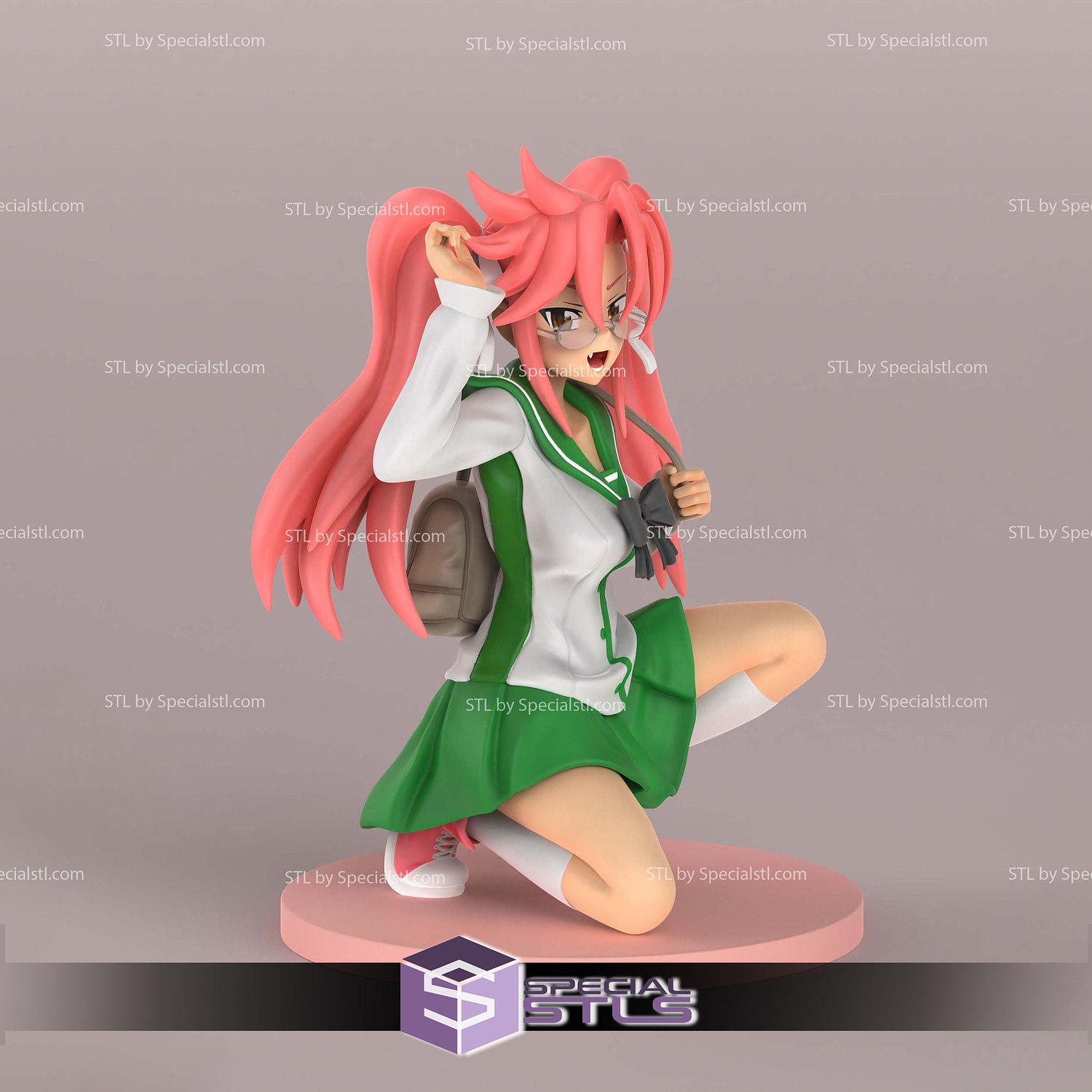 Saya Takagi High School of Dead 3D Printer Files STL Model — view 6