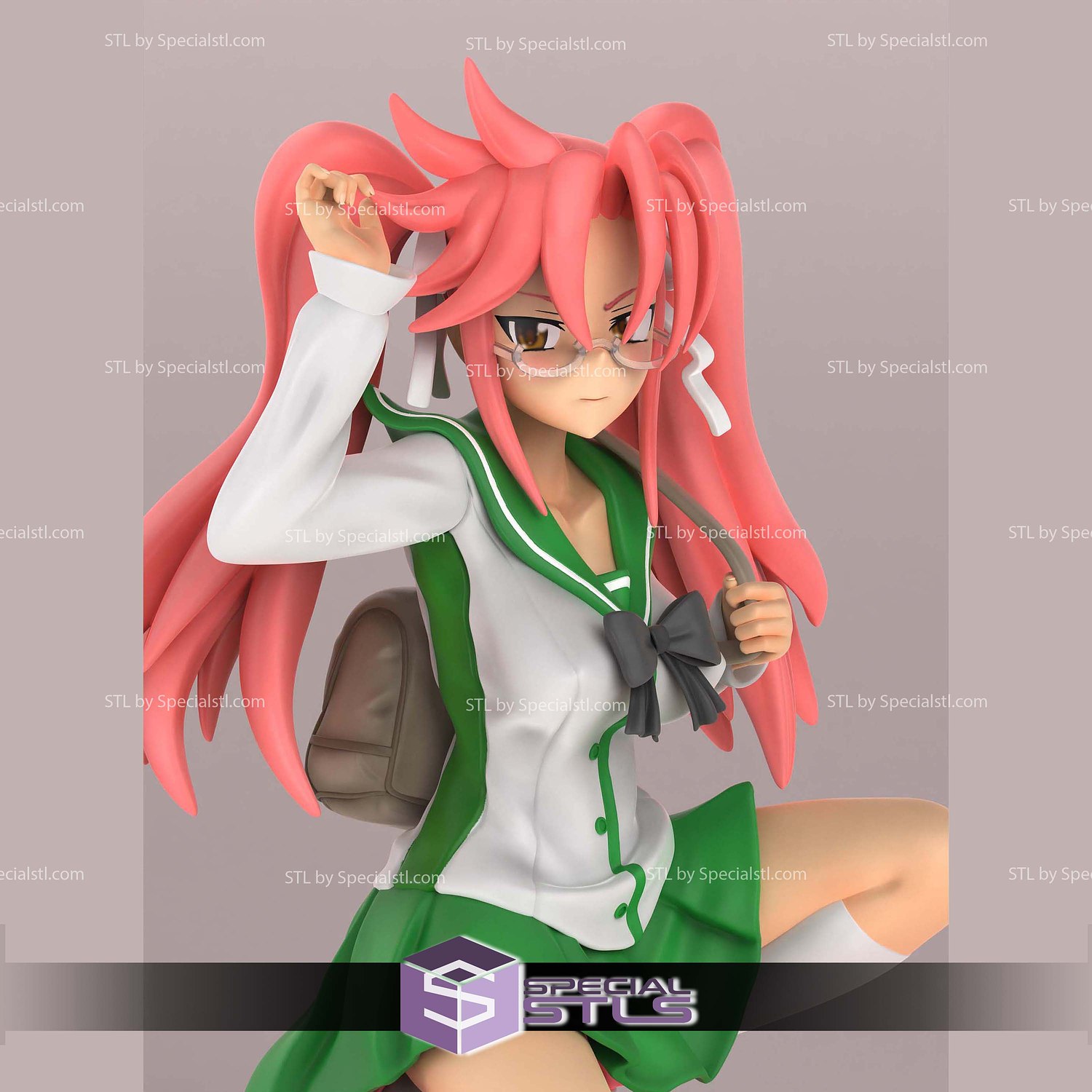 Saya Takagi High School of Dead 3D Printer Files STL Model — view 8