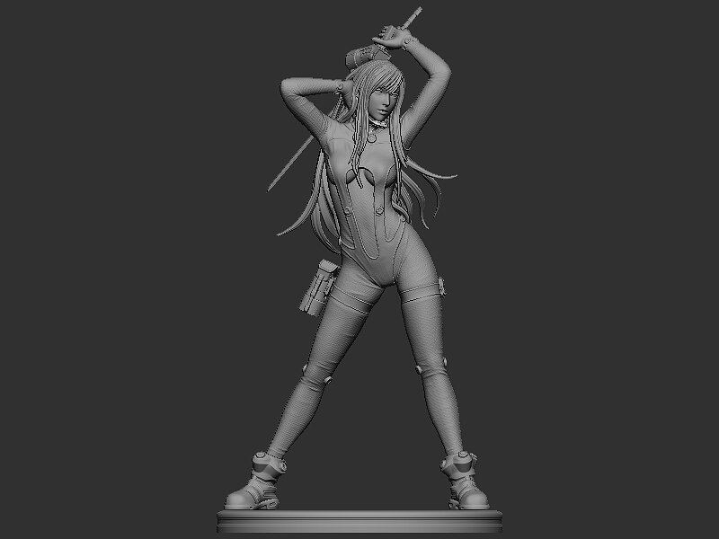 Reika Shimohira Gantz 3D STL Model — view 3
