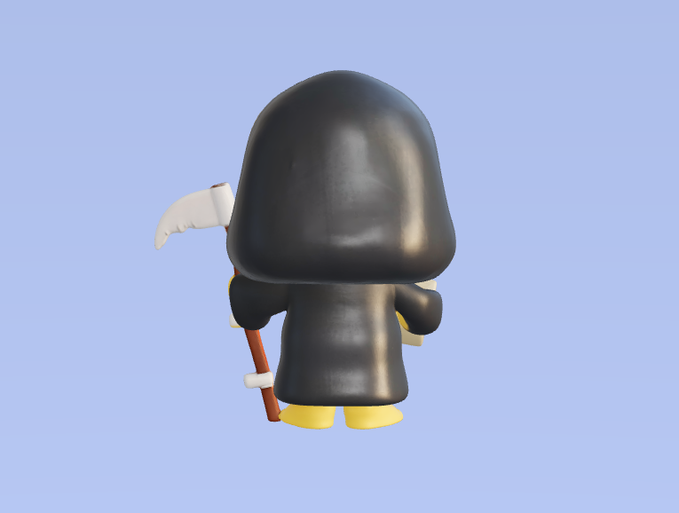 The Simpsons Grim Reaper 3D STL Model