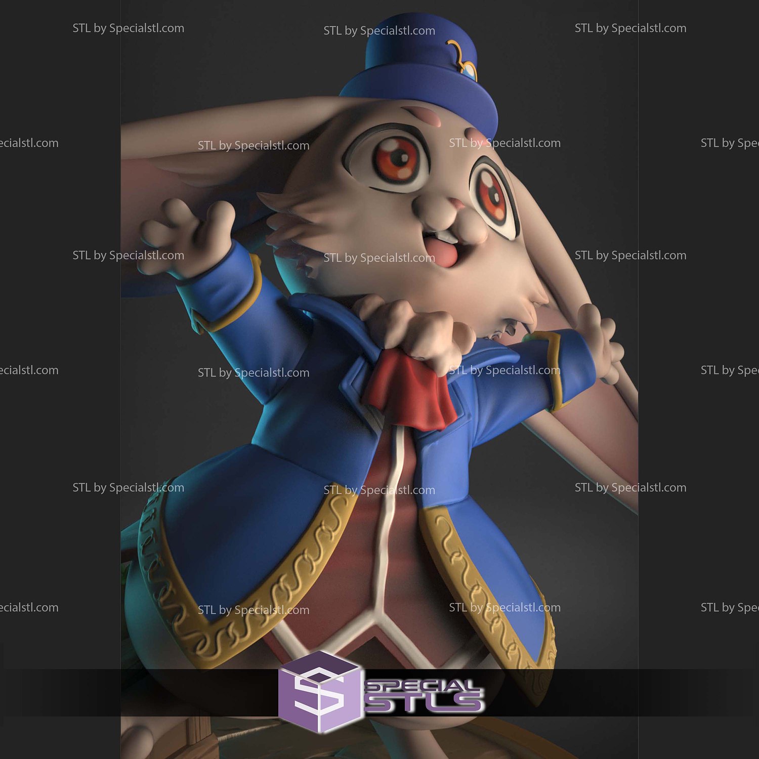 Emul Chibi Shangri La Frontier STL Files 3D Model — view 2