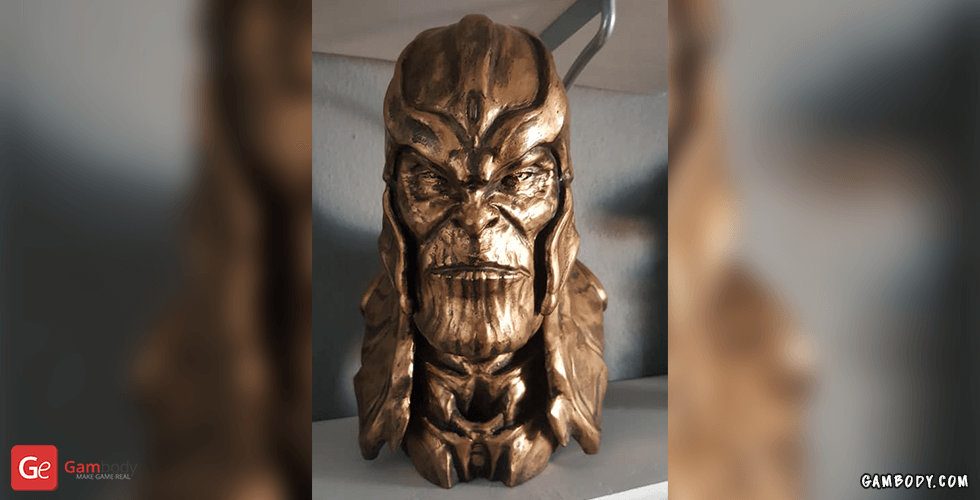 Thanos Bust 3D Printing Miniature | Static STL Model