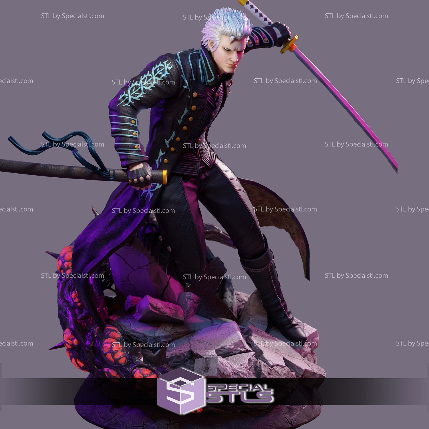 Vergil Devil May Cry 5 3D Printer Files STL Model — view 2