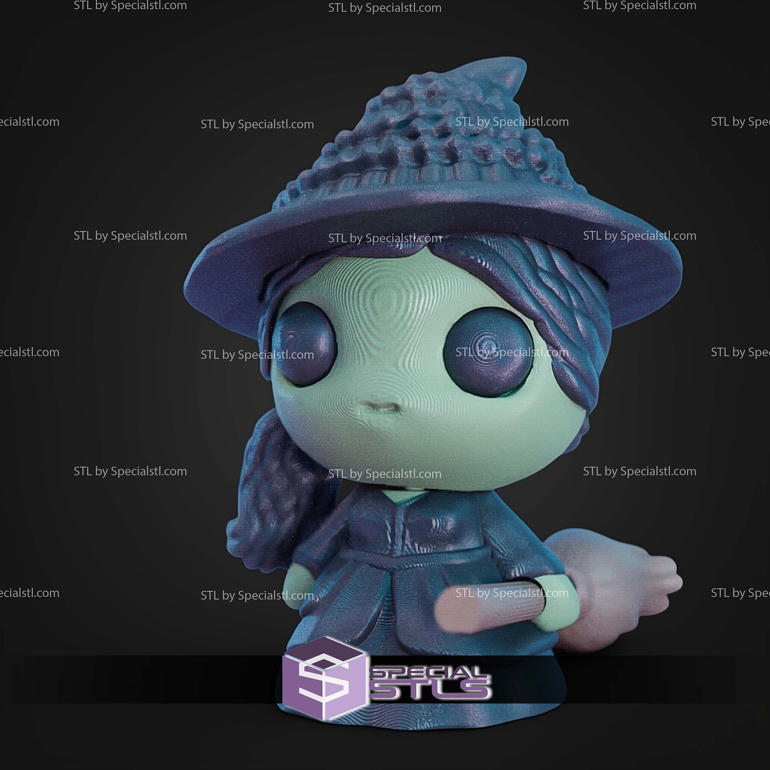 Basic STL Collection Wicked Witch Imp 3D Model — view 2
