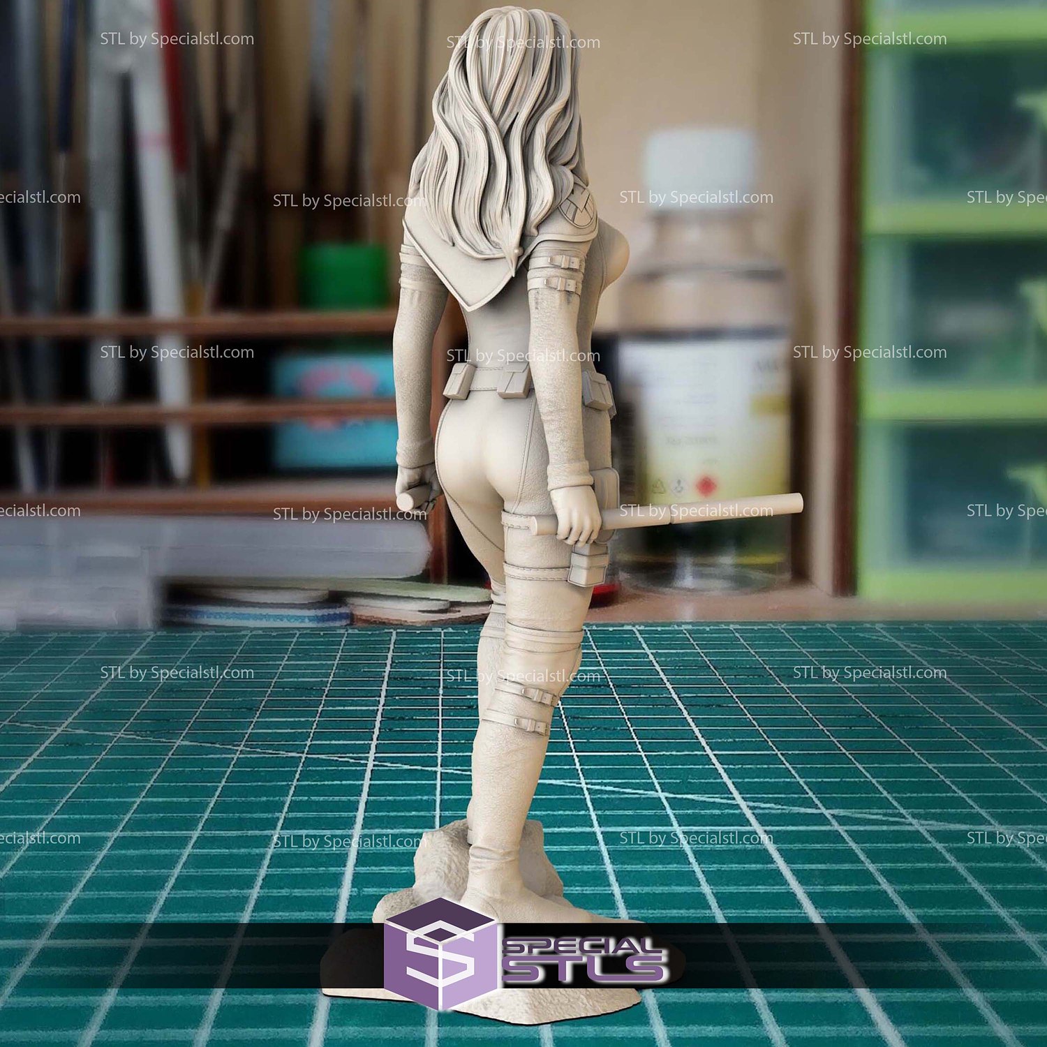 Mockingbird Marvel Hero Standalone 3D Printer Files STL Model — view 3