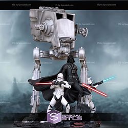 Battle Front Classic Diorama 3D Printer Files STL Model