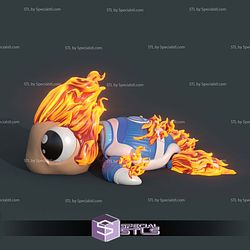 Basic STL Collection Super Turtle Human Torch 3D Model
