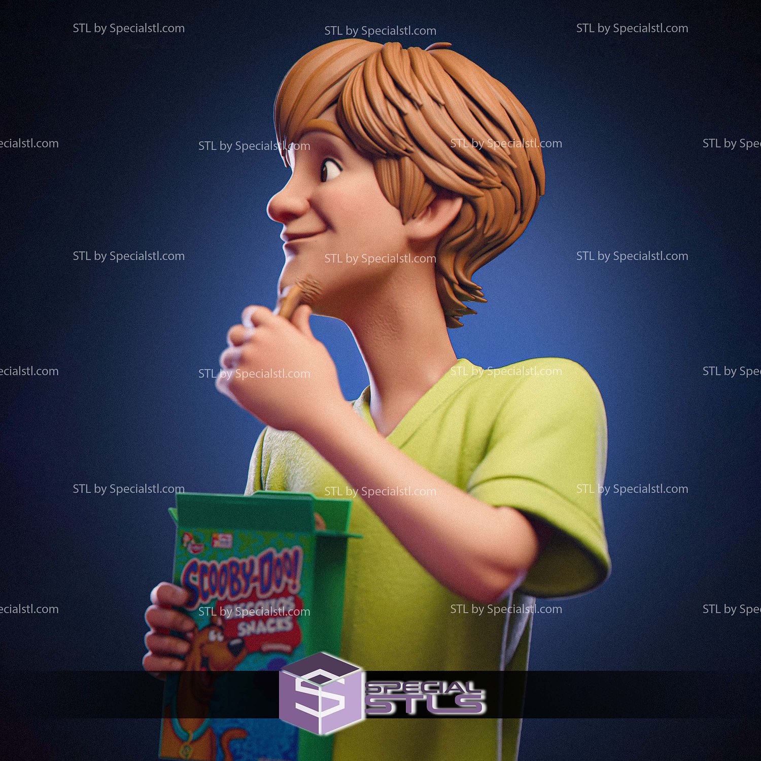 Zoinks Shaggy STL Files 3D Model — view 4