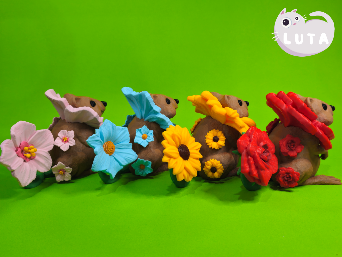 Poppy Quokka 3D STL Model