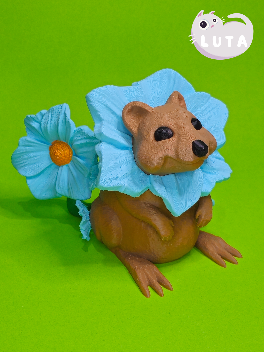 Poppy Quokka 3D STL Model — view 2