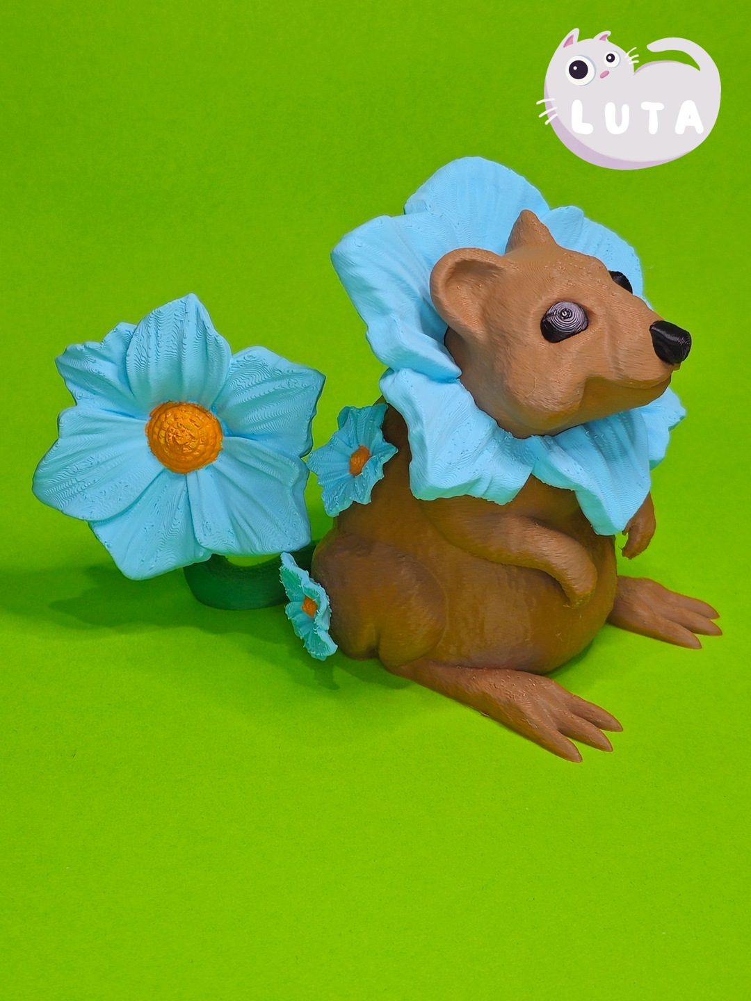 Poppy Quokka 3D STL Model — view 3
