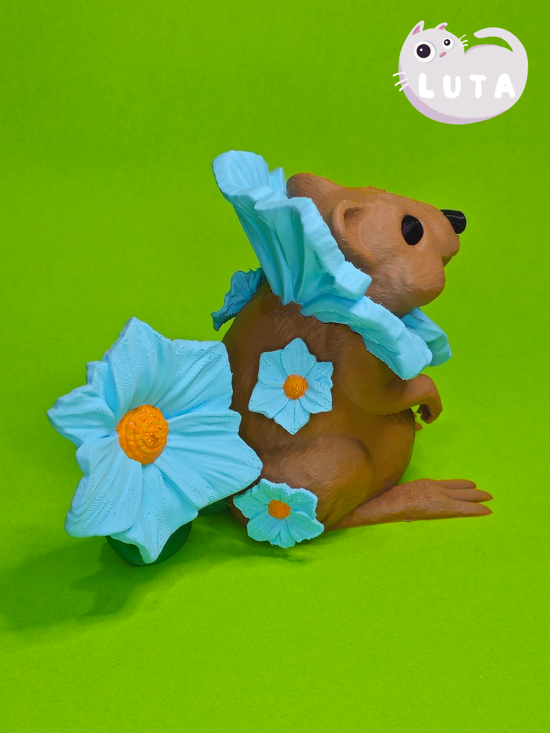 Poppy Quokka 3D STL Model — view 4