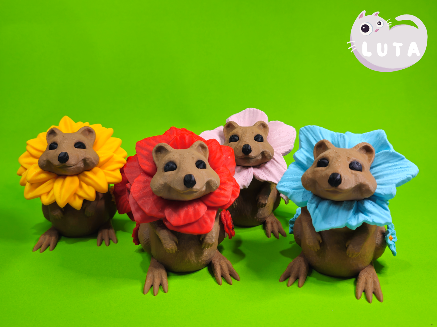 Poppy Quokka 3D STL Model — view 6