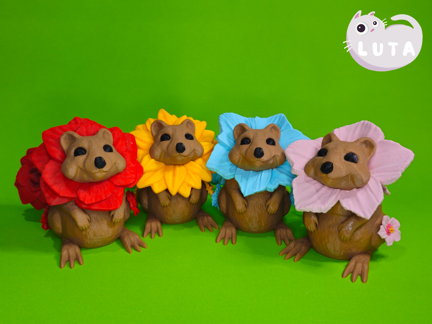 Poppy Quokka 3D STL Model — view 8