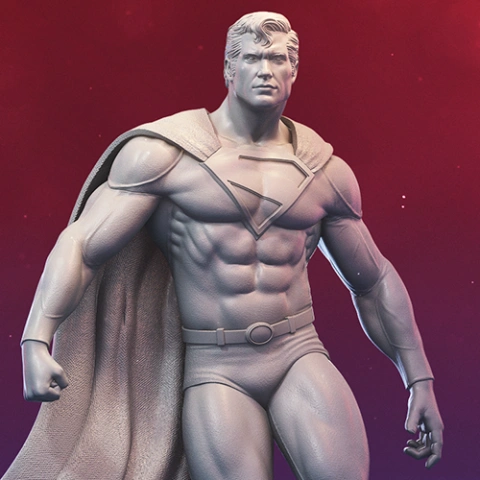 Superman Classic 3D Printer Files | Assembly STL Model