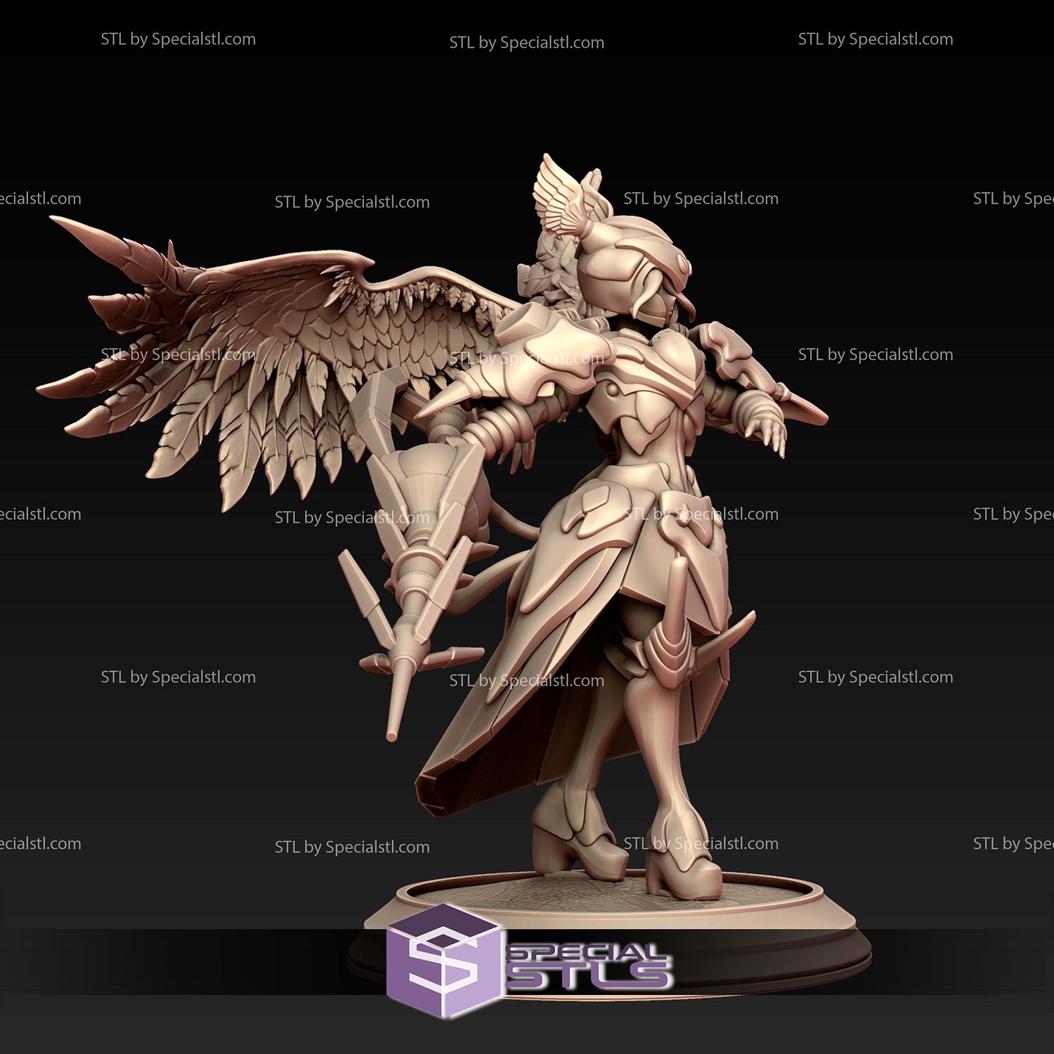 Shalltear Bloodfallen Overlord Armor 3D Printer Files STL Model — view 3