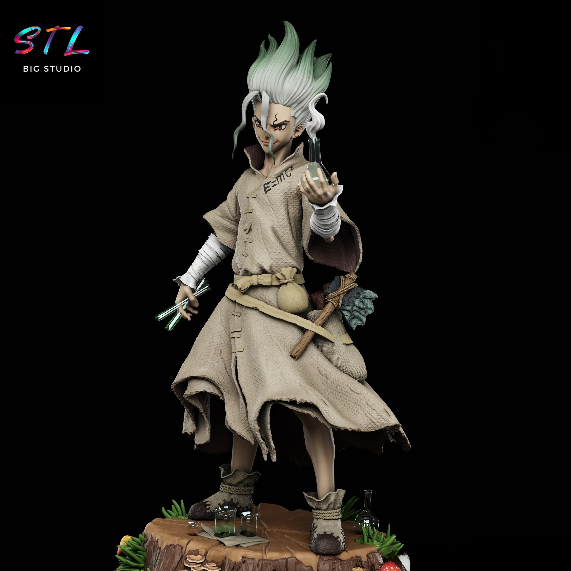 Senku Ishigami STL | Dr. Stone | 3D Printable Figure Model — view 2