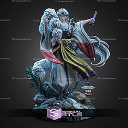 Sesshomaru Inuyasha 351mm STL Files 3D Model