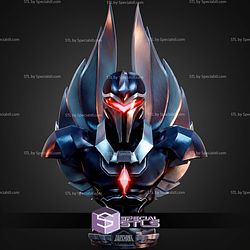 Darkhawk Marvel Hero Portrait Bust 194mm STL Files 3D Model