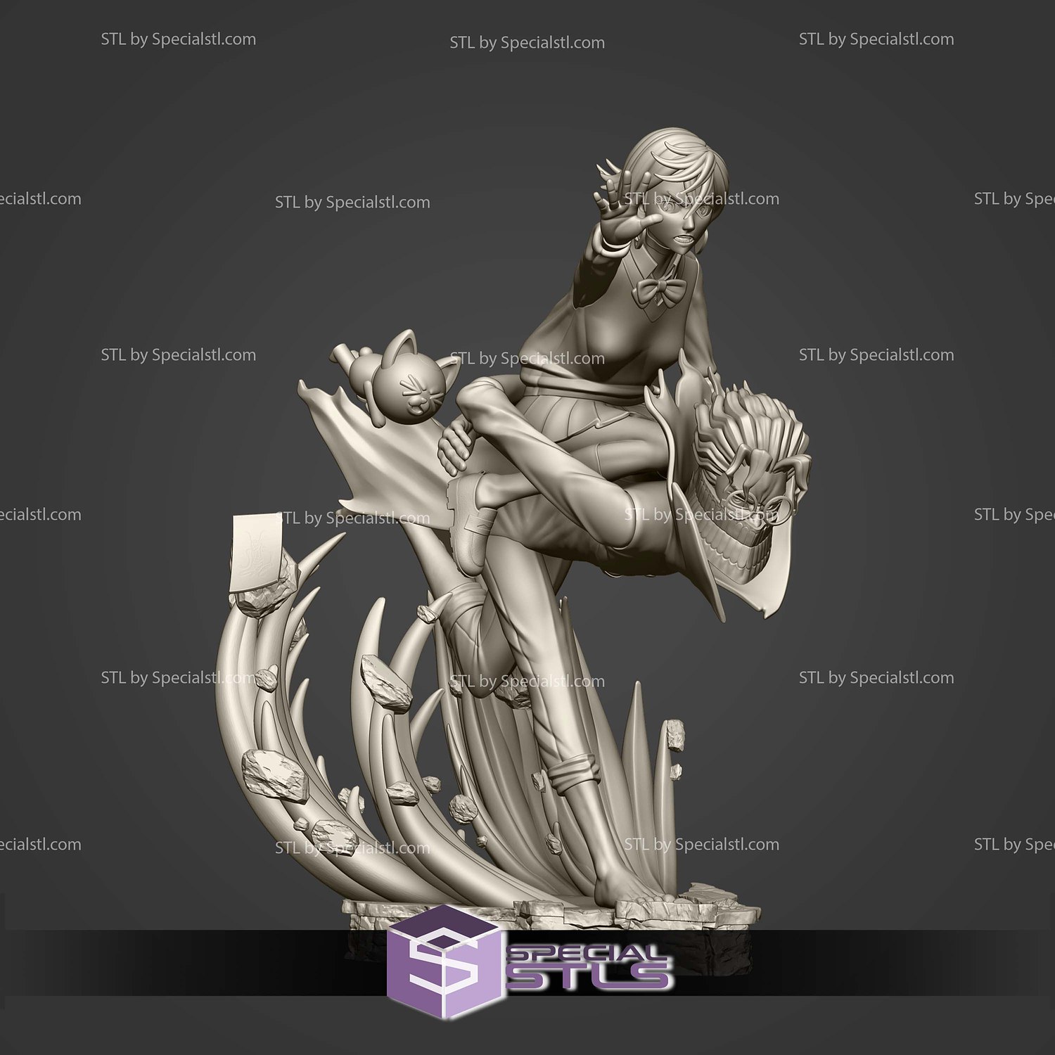 Ayase Okarun DanDaDan 3D Print Files STL Model — view 3