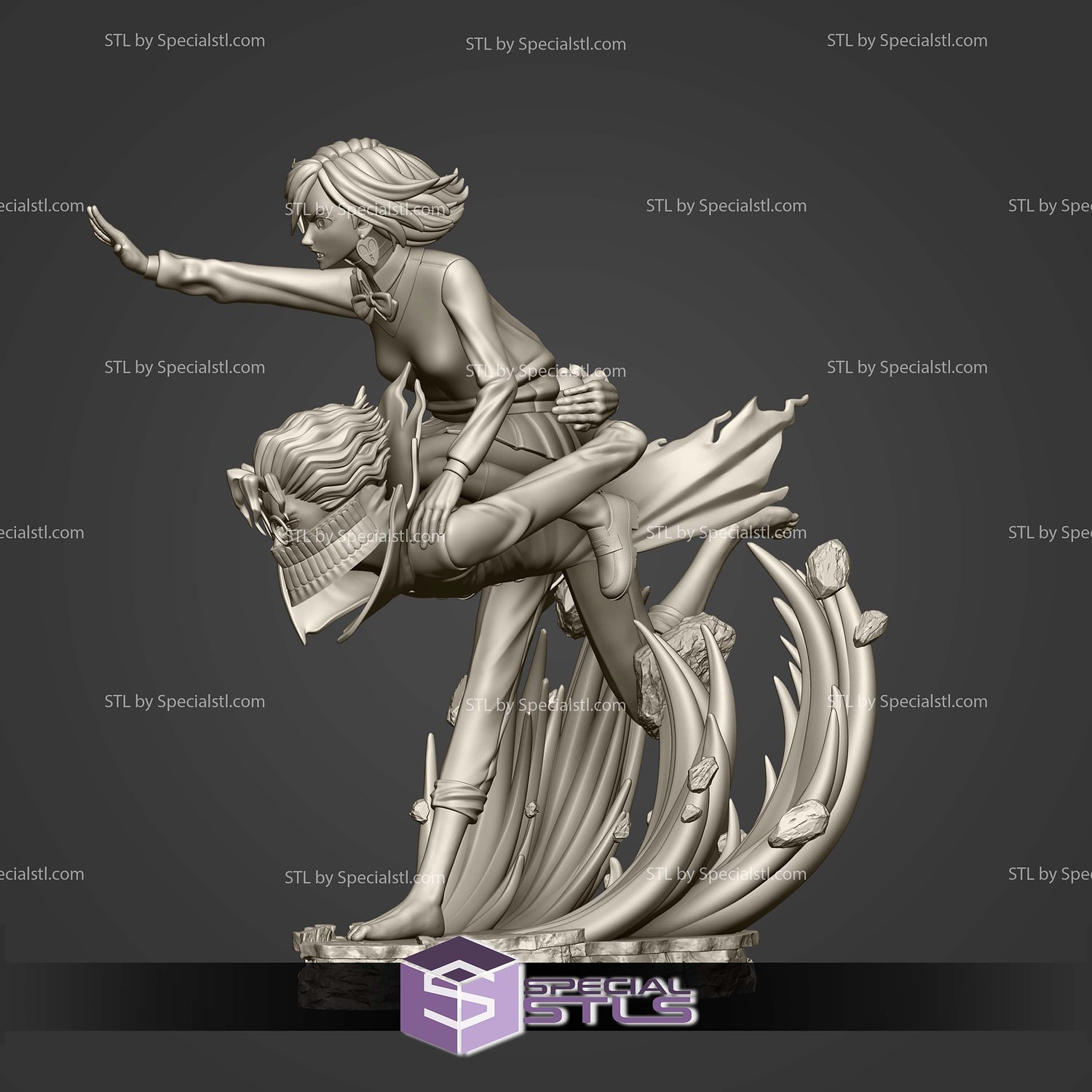 Ayase Okarun DanDaDan 3D Print Files STL Model — view 4